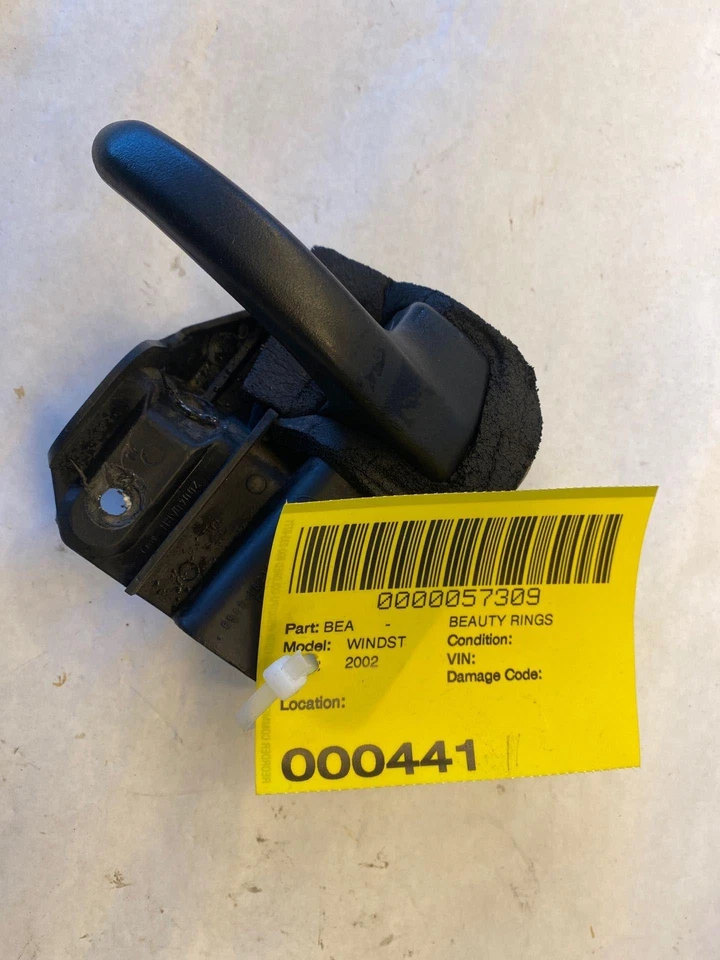 2002 FORD WINDSTAR LX Van Front Inside Door Handle Black Right Passenger Side RH - Image 2 of 4