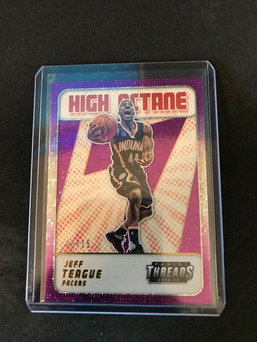 Jeff Teague SSP 2016-17 Panini Threads NBA Basketball High Octane #5/15 Pacers - 第 1/2 張圖片