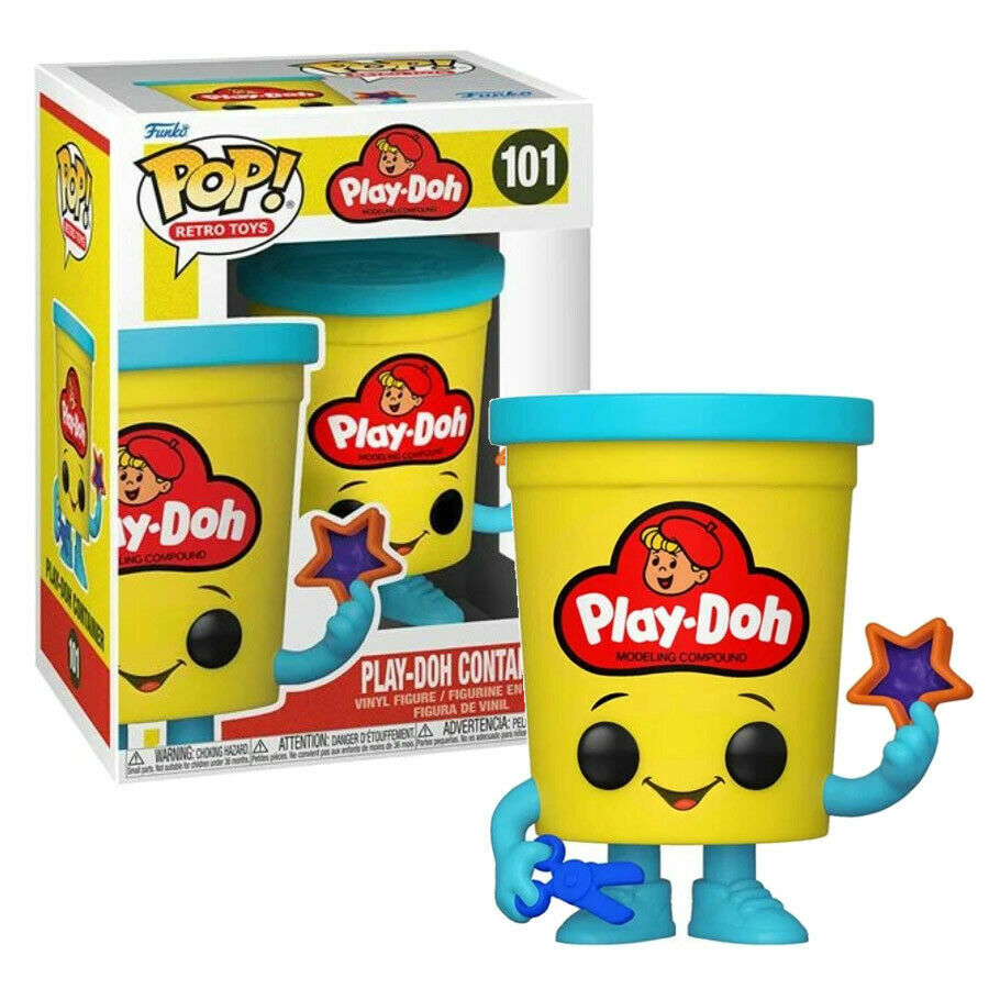 FUNKO RETRO TOYS: PLAY-DOH CONTAINER 3.75"" POP VINYL FIGURE 101 BRAND NEW