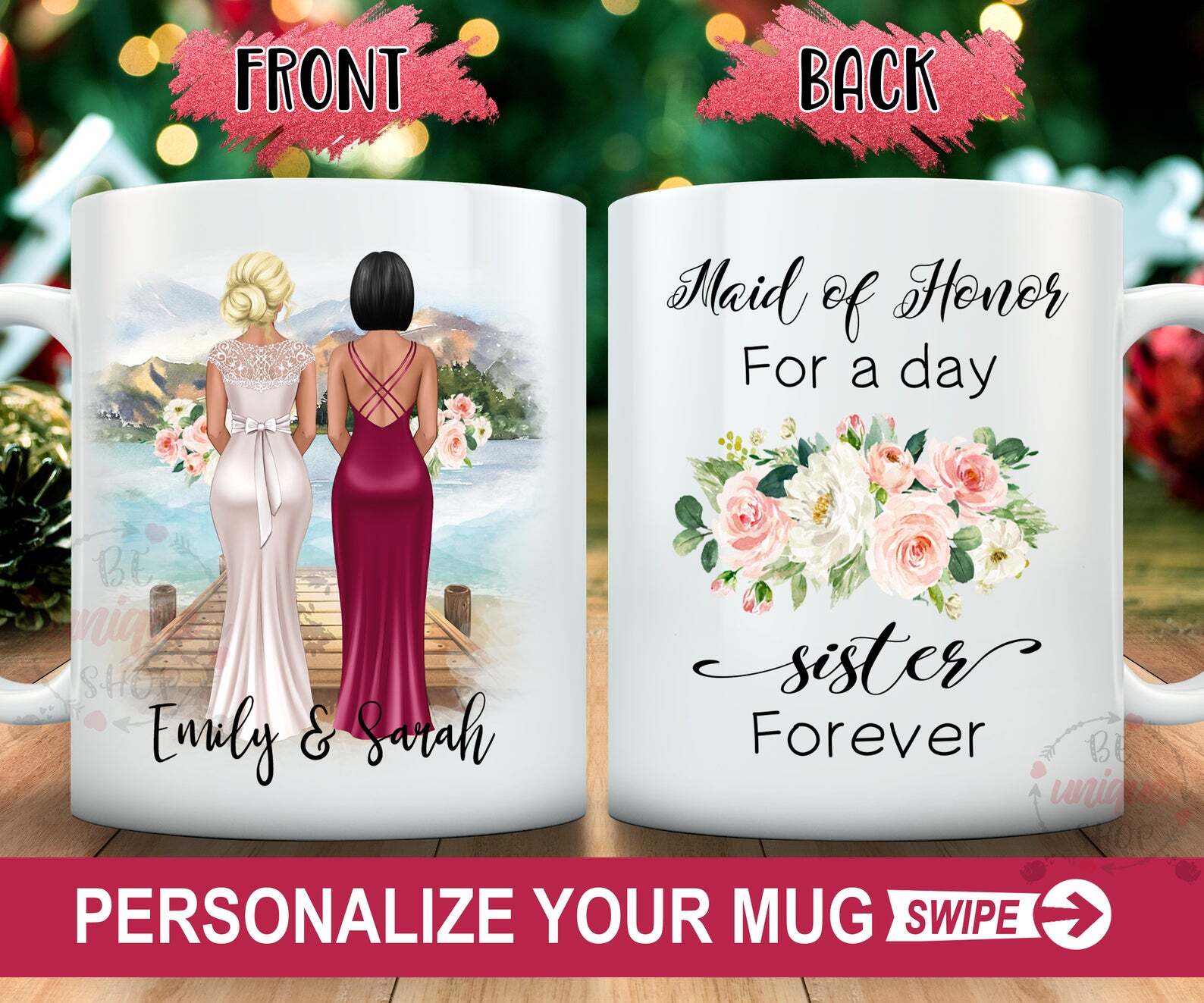 Maid Of Honor Mug Maid Of Honor Proposal Mug Will You Be My Matron Of Honor