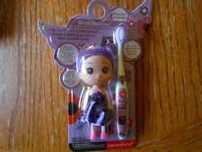 Brush Buddies Girls OWL Toothbrush with Purple Fashion Doll NIP