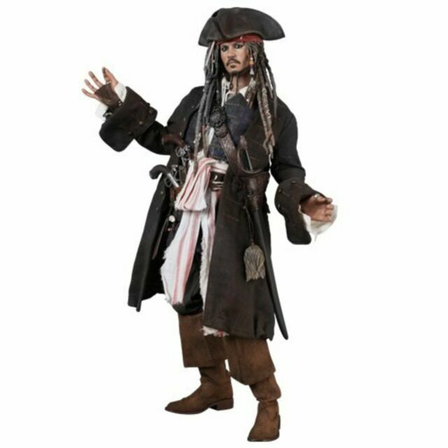 Pirates of the Carribean Hot Toys DX Movie Masterpiece 1//6 Scale Collectible Figure Jack Sparrow DX06
