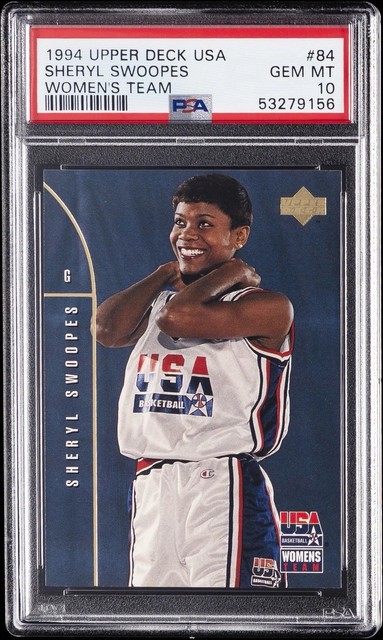 Sheryl Swoopes 1994 Upper Deck USA Basketball #84 PSA 10 Low POP HOF Rookie RC