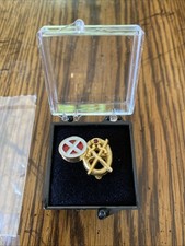 Theta Chi Fraternity Initiate Badge And Pledge Pin New Excellent Gold With Ruby