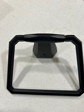 Amerock BH36042MB St. Vincent 6-11/16" Wall Mounted Towel Ring - Matte Black