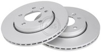 2X A.B.S. Bremsscheibe 17525 FüR 7HM 7EF 7HN T5 7EJ Transporter T6 Multivan 7EB