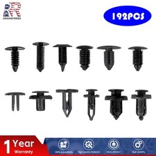 Fit For Ford Toyota Honda Automotive Push Pin Retainer Assortment Kit 192Pcs