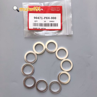 #ad #ad 10PC FOR HONDA 18MM TRANS DRAIN PLUG CRUSH WASHER GASKETS 90471 PX4 000 NEW $4.99