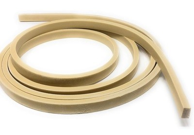  FLEXTRIM L254: Flexible Rubber Base Shoe Modern - 1/2  X 3/4  S4S Square 12ft