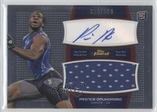 2011 Topps Finest Auto Jumbo Relics 320/589 Prince Amukamara #AJR-PA Auto 1z6