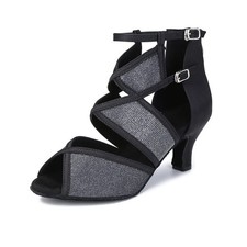 Indoor Womens Ballroom Dance Boots for Social Beginner Salsa Latin Dancing sh...