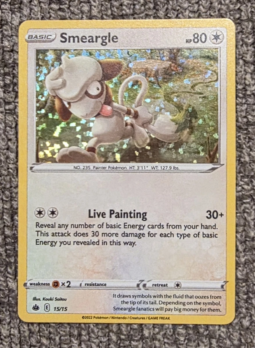 smeargle pokemon card shiny Mint / near mint condition trading card Smeargle - 11/75 Neo Discovery
