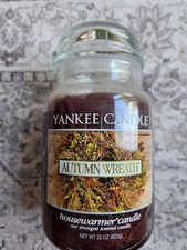 NUOVA candela Yankee CORONA AUTUNNALE grande barattolo 22 oz ritirata etichetta classica vintage 