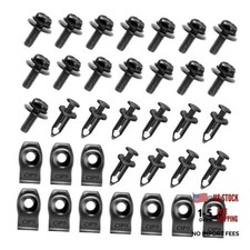 Car Engine Under Cover Splash Shield Guard Body Bolts Car Front 35PCS