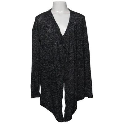 H&M, Strickjacke, Mädchen, Größe: 134/140, Schwarz/Silber #ApJ