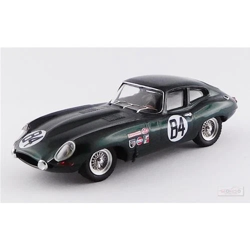 1:43 Best JAGUAR E-Type Coupe #84 12H Sebring 1968 Rodgers Robson Green BE9657 M - Immagine 2 di 2