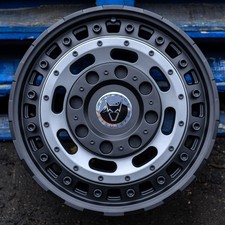 17" VAUXHALL COMBO 2018-2026 WOLFRACE SLOTMAG M/BLK GREY 8J ALLOYS X4