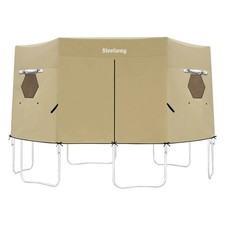 14FT Trampoline Tent Cover for Straight Pole Round Trampoline with 6 W-Shape ...