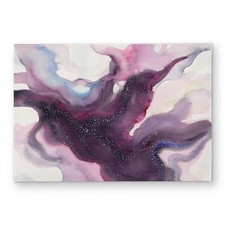 Begin Home Decor CODM17245RSSFP 17 x 24 in. Milky Way Door Mat - Galaxy Shape...