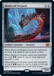 Bladecoil Serpent 229/287 The Brothers' War Mythic Rare MTG