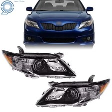 For Toyota Camry 2010-2011 Black Headlights Headlamp Lamp Leftright Light 10-11