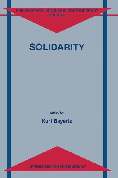 K. Bayertz | Solidarity | Taschenbuch | Englisch (2010) | Viii | Springer-image