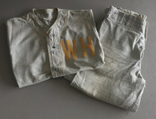 vtg USA MADE Russell Southern baseball uniform jersey shirt pants set boys Large