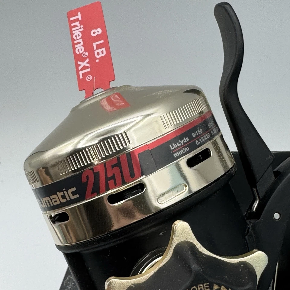 CARRETE SPINCASTING GATILLO ABU GARCIA ABUMATIC #275U DE COLECCIÓN NOS Foto 3 de 4