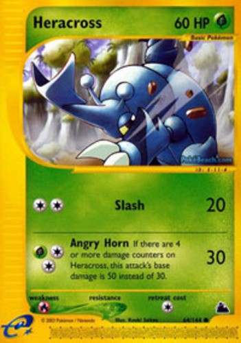 Heracross - 64/144 - Common - NM - Skyridge