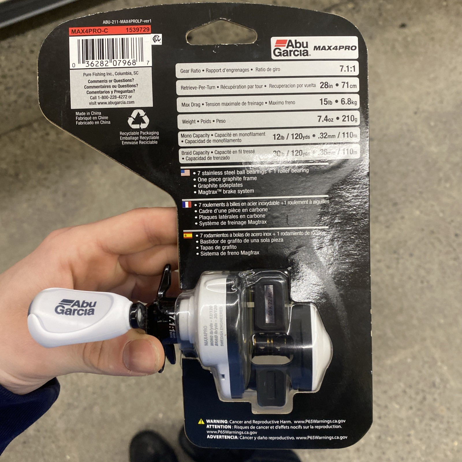 Abu Garcia MAX4PRO Low Profile Reel - 1539728