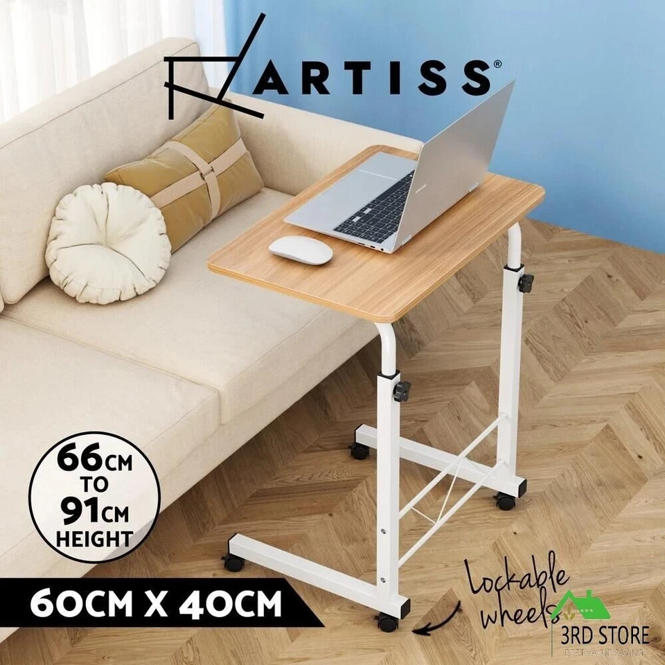 Artiss Laptop Table Laptop Desk Portable Computer Mobile Adjustable Standing