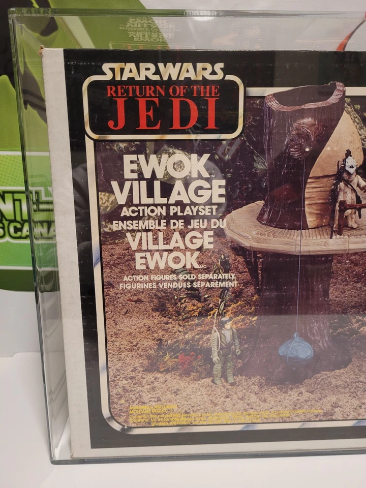 1983 Kenner Canada Star Wars ROTJ Ewok Village #70520 AFA 85 NM+ Sealed Box RARE - Image 4 of 4