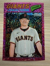 2026 Topps Heritage - Logan Webb #82 Pink Chrome Sparkle SP!
