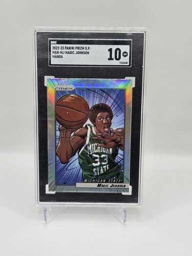 Magic Johnson #MAN-MJ 2022 Panini Prizm Draft Picks Manga card