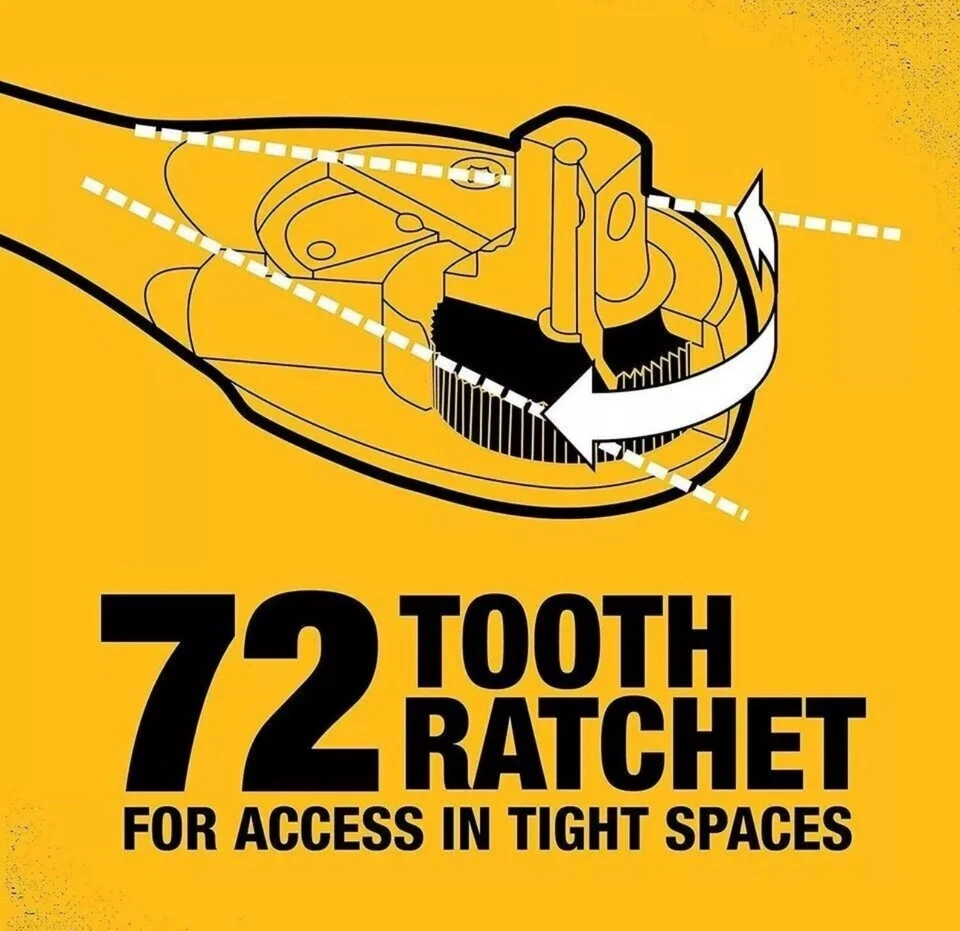 DEWALT DWMT73804 Drive Socket Ratchet Set with Carrying Case - 34 Piece - Image 4 of 4