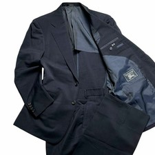 Burberry navy business suit 2-button single-breasted