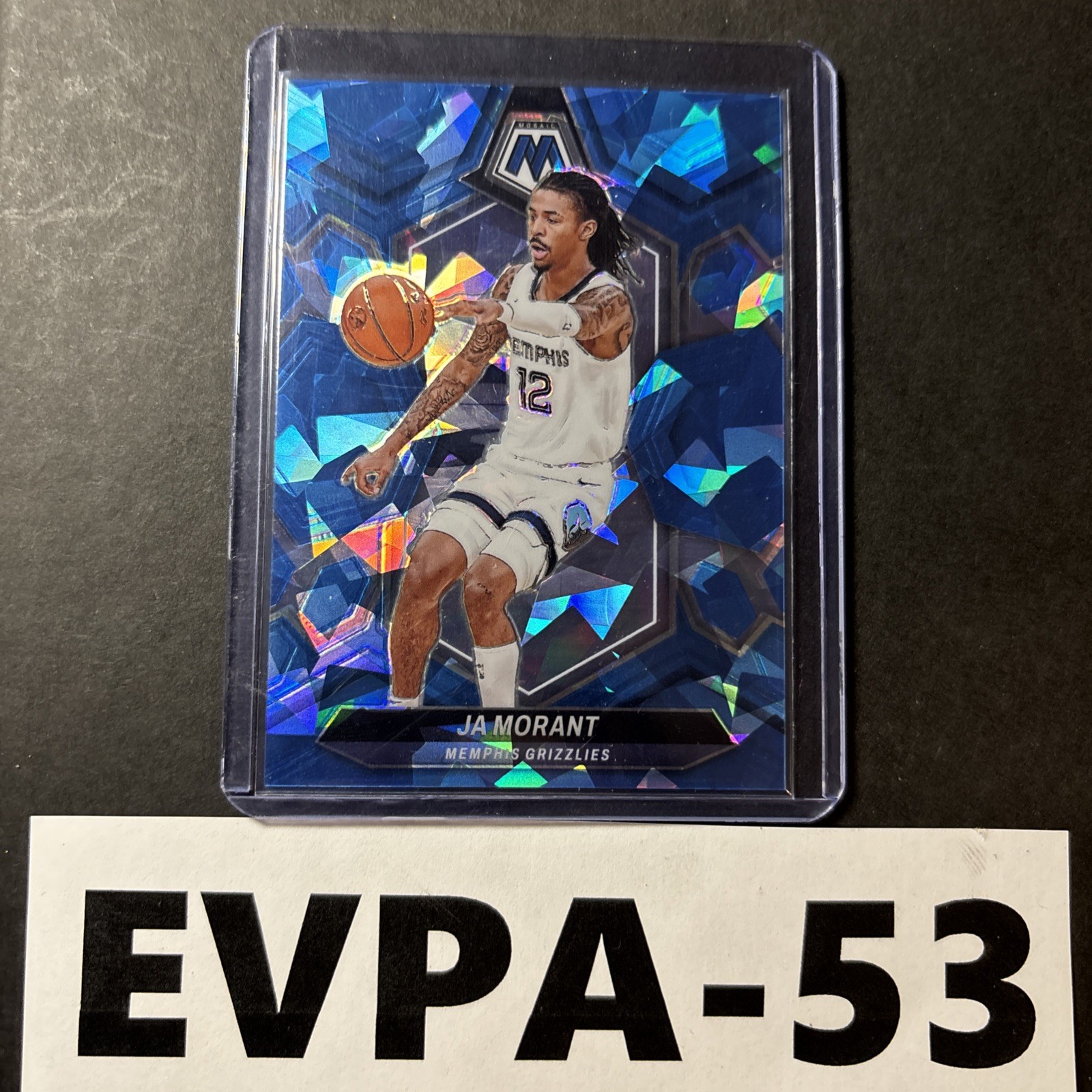 2023-24 Panini Mosaic - Ja Morant #127 Ice Mosaic Prizm /125