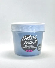 Detox Mask Charcoal Clay Face & Body Mask 190 ml / 6.5 oz by Pink - BRAND NEW