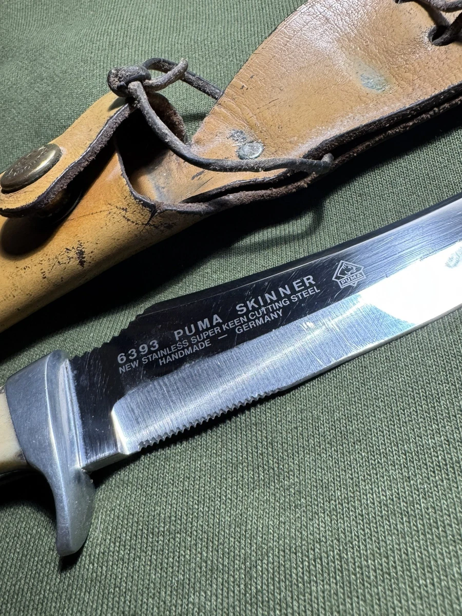 PUMA Carbon Steel Blade Collectible Vintage Factory Manufactured