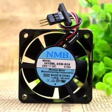 NMB 2410ML-05W-B39 6025 DC24V 0.10A 6CM 3-Pin Cooling Fan