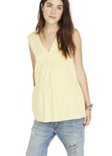 Hatch Maternity Women  s THE EVELYN TOP Yellow Size 1 S/4-6 NEW