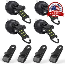 Accesorios para camper con ventosa de amarre de alta resistencia 8 piezas US NEW