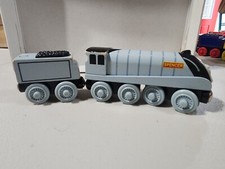 Thomas Wooden Railway Train SPENCER W/ TENDER Tank Engine Friends Learning Curve