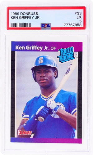 1989 Donruss Ken Griffey #33 PSA 5