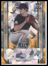 #BA-RG2 Robert Gasser 2021 Leaf Metal Draft #/1 Gold Crystals