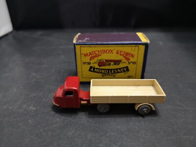 G873-MATCHBOX LESNEY No10B SCAMMELL MECHANISCHES PFERD UND ANHÄNGER MIT BOX.