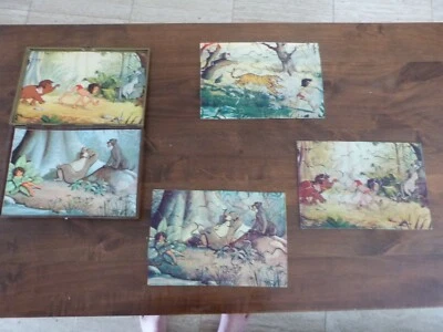 Vintage - Boite de 3 puzzles Walt Disney - plastique lavable 7003 Garnier Cornil - Photo 1/4
