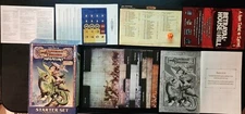 DUNGEONS & DRAGONS MINIATURES Starter Set box/papers; NO FIGURES/CARDS; 2004