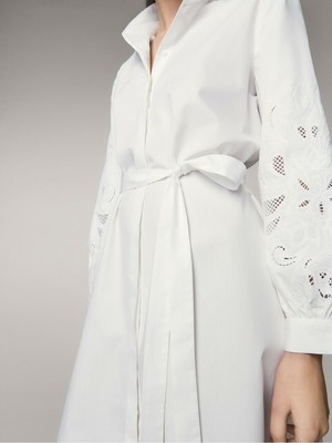 massimo dutti shirt dress