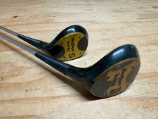 Set of Macgregor Tourney Wood 3 and 5 woods with Steel Stiff